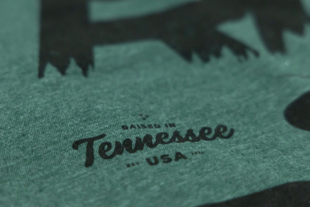 Rough Country T-Shirt Rc Mountains Forest Green 3Xl 840943XL