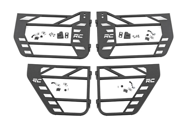 Rough Country Tubular Doors Front And Rear Fits Jeep Wrangler Jk (2007-2018) 10588
