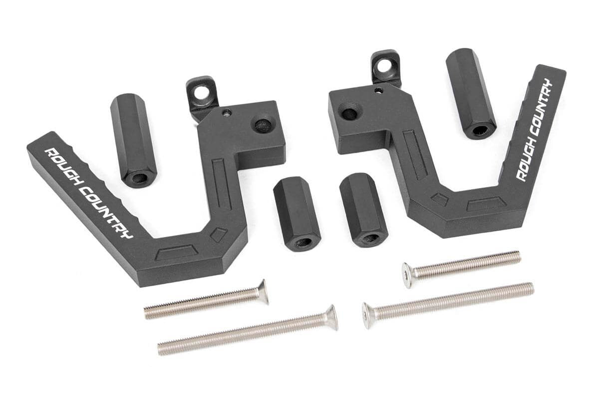 Rough Country Grab Handles Alum Front Fits Jeep Wrangler Jk (2007-2018) 6507