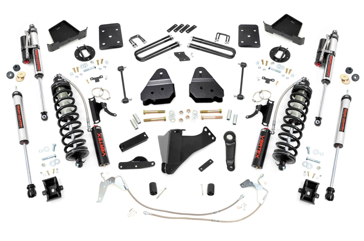 Rough Country 4.5 Inch Lift Kit W/O Overloads C/O Vertex Fits Ford F-250/F-350 Super Duty (08-10) 47859