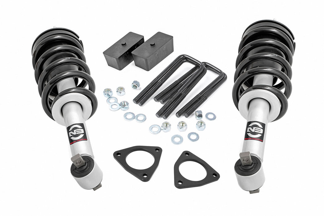 Rough Country 2.5 Inch Lift Kit Alu/Cast Steel N3 Strut Chevy/Gmc 1500 (07-16) 1319