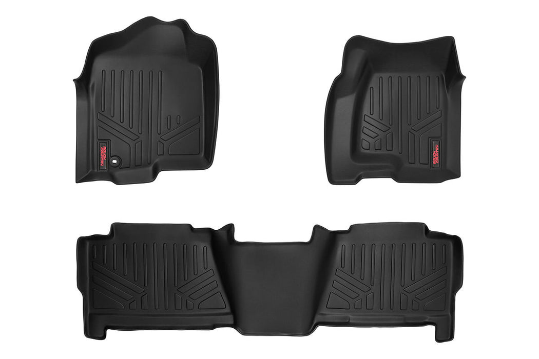 Rough Country Floor Mats Fr & Rr Crew Cab Chevy/Gmc 1500 (99-06 & Classic) M-29913