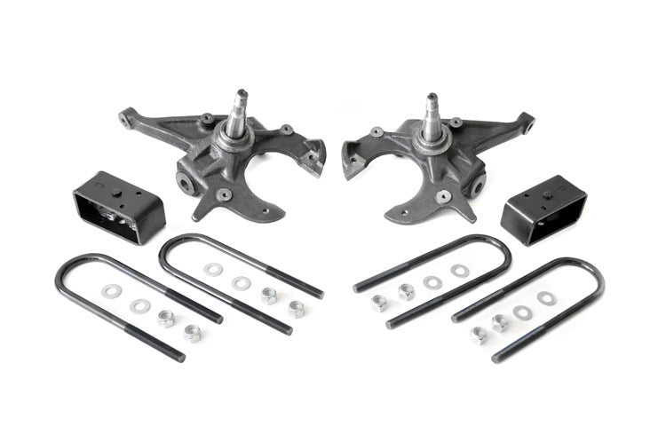 Rough Country Lowering Kit 2 Inch Fr 2.5 Inch Rr Chevy/Gmc S10 Truck (82-03)/Sonoma (91-03) 724
