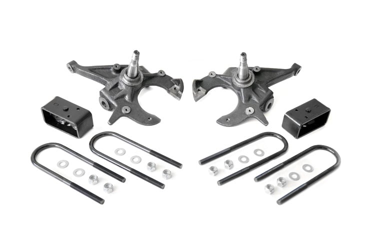 Rough Country Lowering Kit 2 Inch Fr 3 Inch Rr Fits Chevy/GMC S10 Truck (82-03)/Sonoma (91-03) 727