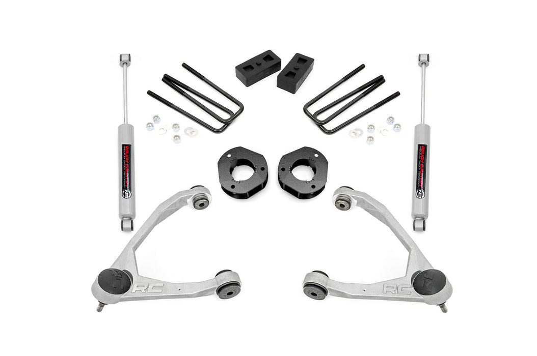 Rough Country 3.5" Lift Kit Forged Uca Cast Steel Chevy/Gmc 1500 (07-16) 19831