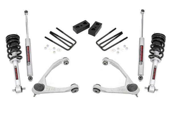 Rough Country 3.5 Inch Lift Kit Cast Steel N3 Strut Fits Chevy/GMC 1500 (07-13) 246.23