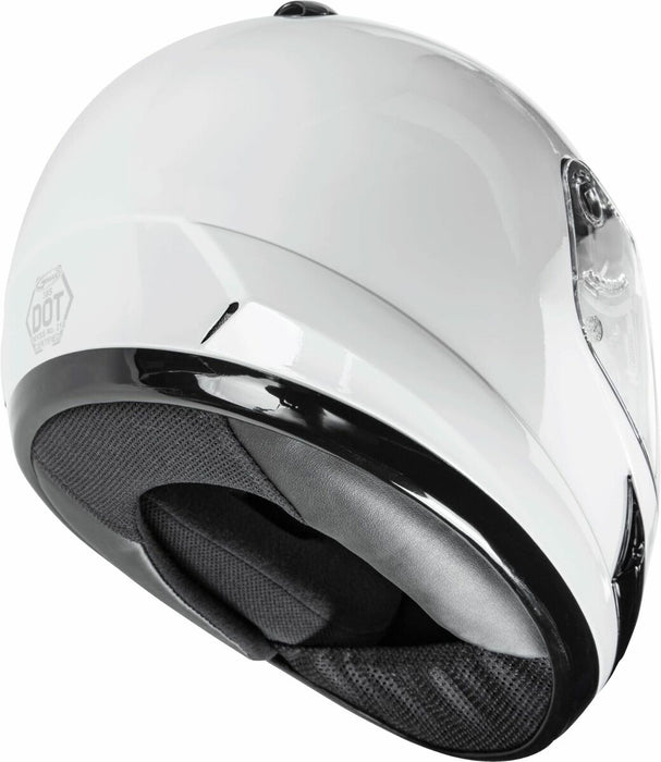 GMAX GM-38 Full-Face Street Helmet (White, Small)