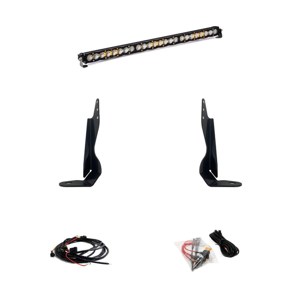 Baja Designs 2020+ GMC 2500/3500 30in Grille LED Light Bar Kit S8 Driving Combo 447850