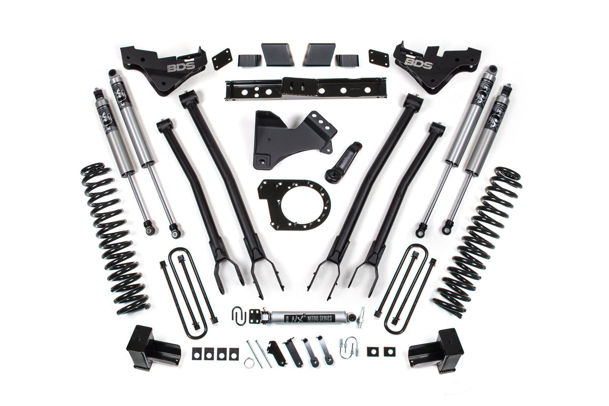 BDS 2023 2026 Fits Ford F 250 / F 350 7inch 4 Link Box Kit BDS013701