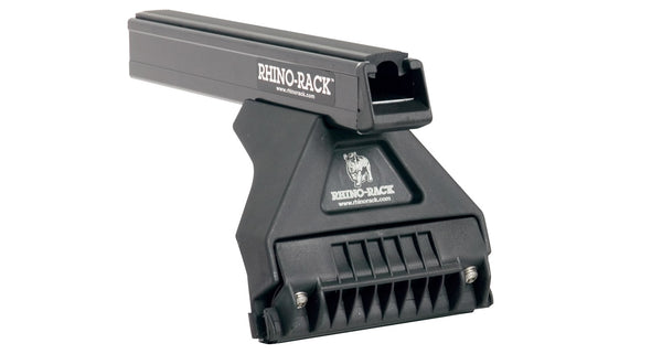 Rhino-Rack 20-21 Fits Jeep Gladiator 4 Door Pick Up Heavy Duty RL110 2 Bar Roof Rack Black JB0101