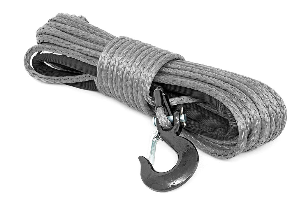 Rough Country Synthetic Rope 3/8 Inch 85 Ft Length Gray RS117