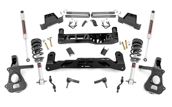 Rough Country 7 Inch Lift Kit Cast Steel M1 Struts/M1 Fits Chevy/GMC 1500 (14-18) 23740