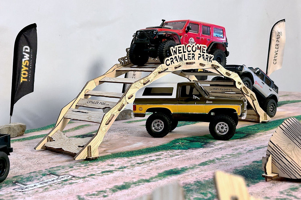 Crawler Park Toyswd Home Kit Of 3 Obstacles For Rc Course 1/24 & 1/18 Scale Twdkit0006-3 TWDKIT0006-3