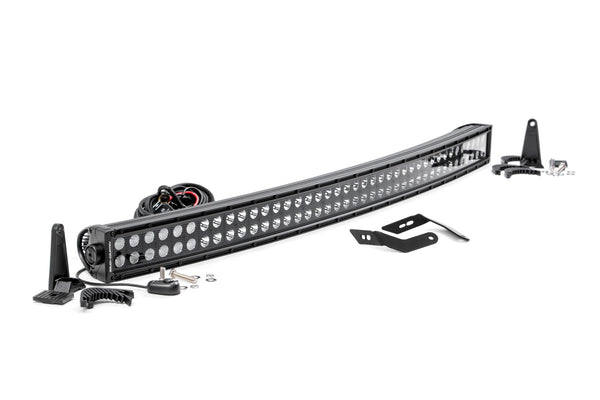 Rough Country Led Light Front Mount 40" Black Dual Row Fits Honda Talon 1000 92046
