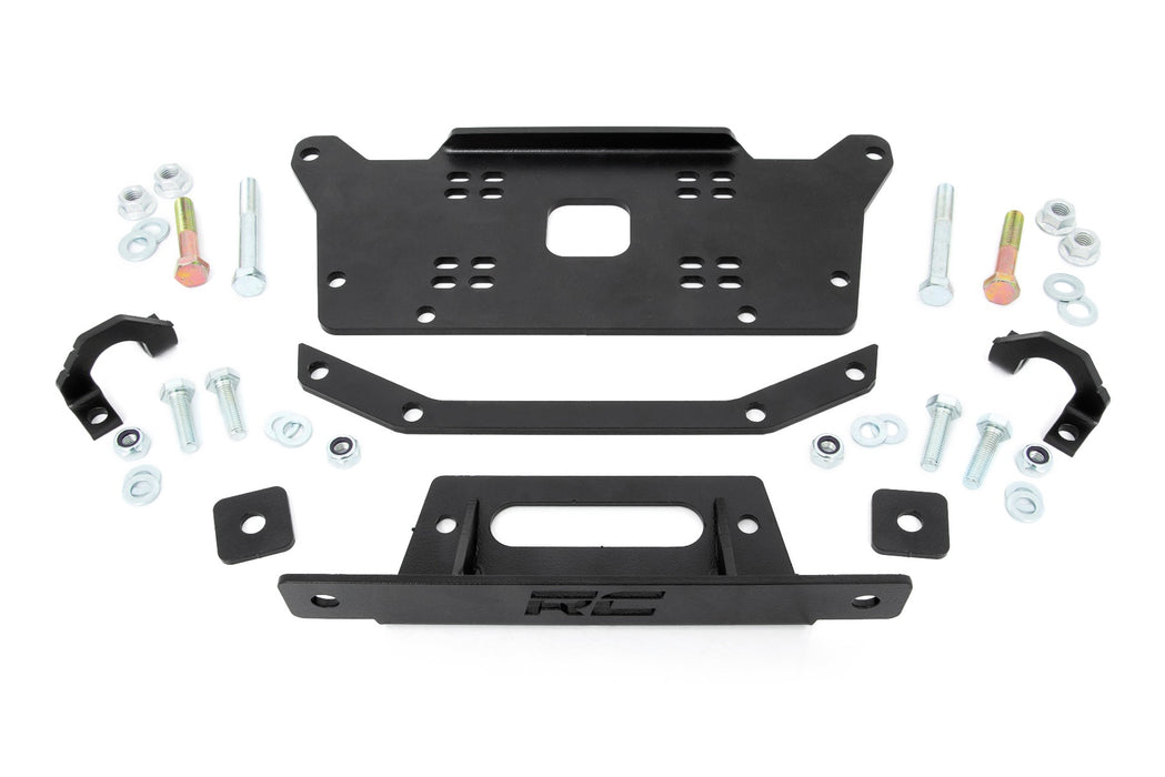 Rough Country Honda Winch Mounting Plate (2020 Talon) 92029