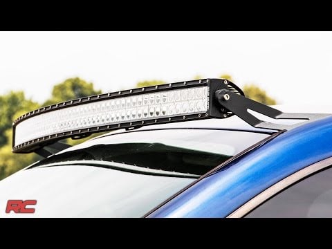 Rough Country Led Light Mounts Upper Windshield 54" Curved Compatible with Dodge 2500/Ram 3500 (03-09) 70538A
