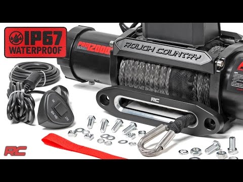 Rough Country 12000-Lb Pro Series Winch Synthetic Rope PRO12000S