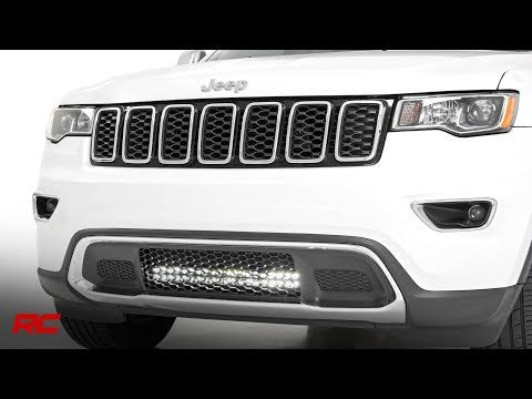 Rough Country Led Light Bumper Mount 20&Quot; Spectrum Dual Row compatible with Jeep Grand Cherokee Wk2 (11-20) 80773