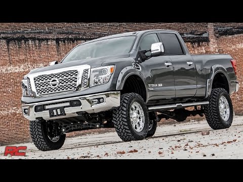 Rough Country 6 Inch Lift Kit Compatible with Nissan Titan Xd 4Wd (2016-2023) 87730
