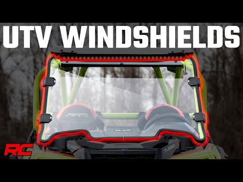 Rough Country Full Windshield Scratch Resistant Mid Size Polaris Ranger 500/570 98152010