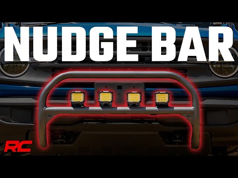 Nudge Bar | 20 Inch BLK DRL Single Row LED | Ford Bronco 4WD (21-22)