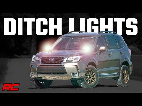 LED Light | Ditch Mount | 3" OSRAM | Wide | Subaru Forester (14-18)