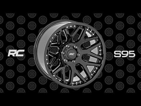 Rough Country 95 Series Wheel One-Piece Gloss Black 20X10 6X13519Mm 95201017
