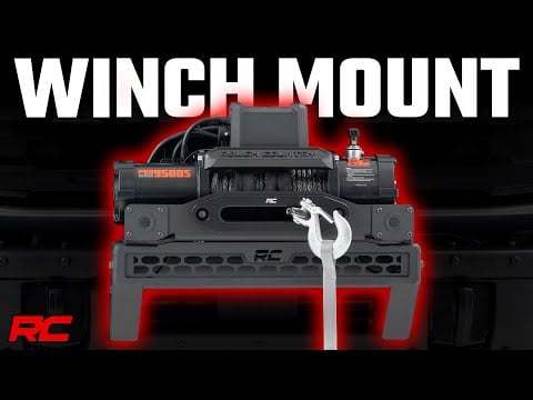 Rough Country High Winch Mount All Models 20 Inch Black Single Row Led Ford Bronco (21-23) 51067