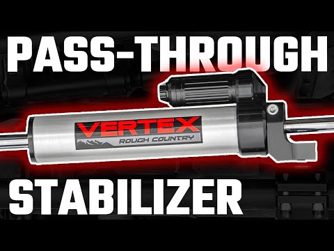 Vertex Steering Stabilizer | Pass-Through | compatible with Jeep Wrangler JK (07-18)