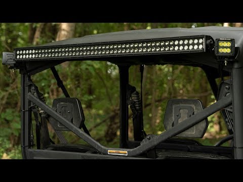 LED Light | Cab Mount | 50" Black Dual Row | Can-Am Defender (16-22)