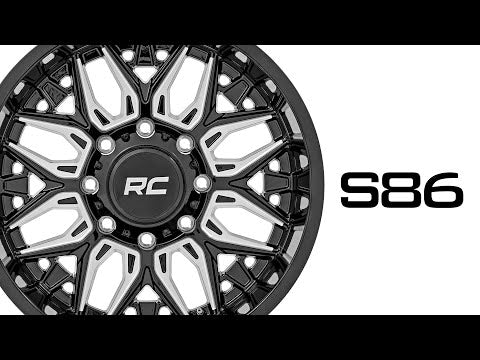 Rough Country 86 Series Wheel One-Piece Gloss Black 20X10 6X13519Mm 86201017