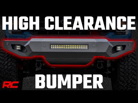 Rough Country High Clearance Front Bumper Led Lights & Skid Plate Fits Ford F-150 (21-23) 10809A
