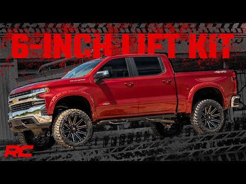 Rough Country 6 Inch Lift Kit Vertex/V2 Fits Chevy Silverado 1500 2WD/4WD (19-23) 21757