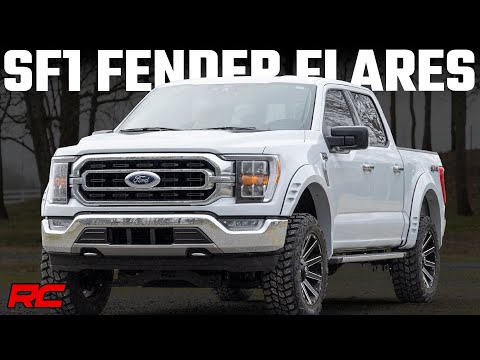 Rough Country Sf1 Fender Flare Silver Ford F-150 2Wd/4Wd (2021-2023) F-F320210-UX