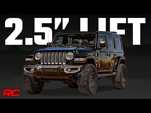 Rough Country 2.5 Inch Lift Kit Coils V2 Jeep Wrangler Jl Rubicon (18-23) 66670
