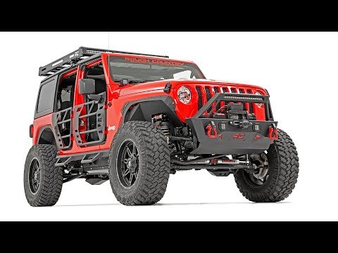 Rough Country compatible with Jeep Steel Tube Doors, Front (18-20 Jl/ 2020 Gladiator) 10617
