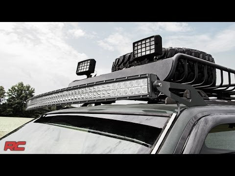 Rough Country Led Light Mount Upper Windshield 50" Curved compatible with Jeep Grand Cherokee Zj (93-98) 70567