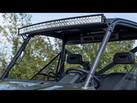 Rough Country Led Light Windshield 50" Black Dual Row Polaris Ranger 1000/Xp 1000/Xp 900 93019