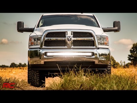 Rough Country Led Bumper Mount 40" Curved Ram 2500/3500 4Wd (2010-2018) 70569