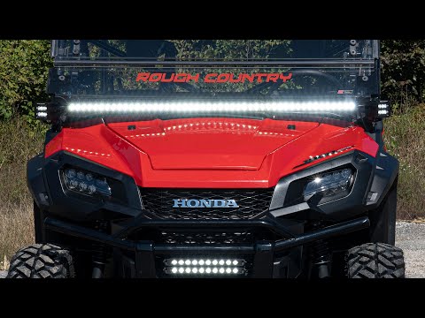 Rough Country Led Light Cage Mount 50" Black Single Row Honda Pioneer 1000/1000-5 92014
