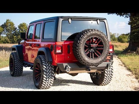 Rough Country Rear Bumper Trail Tire Carrier compatible with Jeep Wrangler Jl 4Wd (18-23) 10598