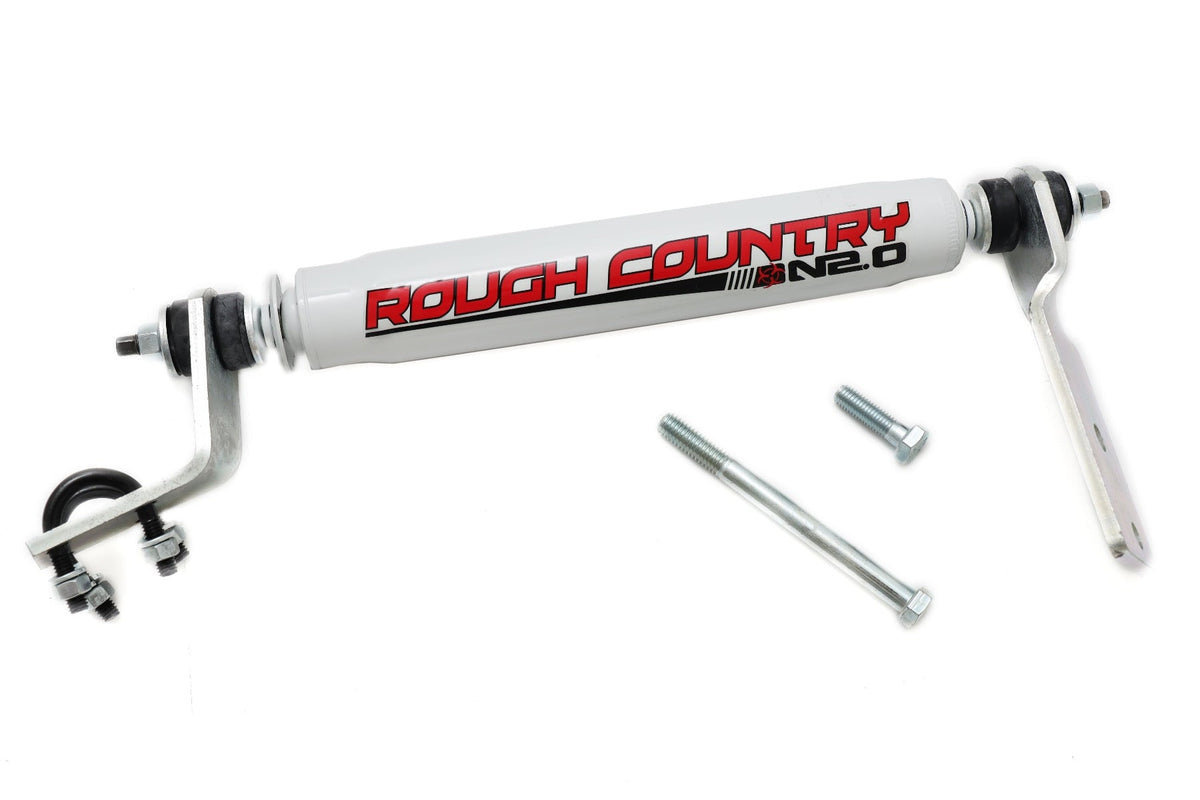Rough Country N3 Steering Stabilizer Fits Chevy/GMC S10 Blazer/S10 Truck/S15 Jimmy/Sonoma (82-01) 87400