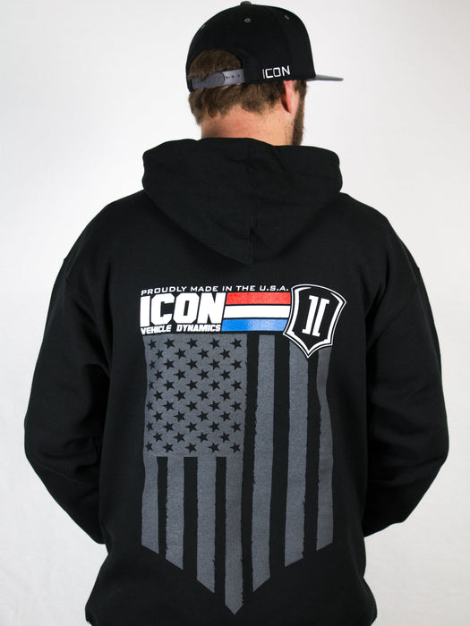 Icon Gi Hoody Black Size Small ICON-HOODY-GI-BLK-S
