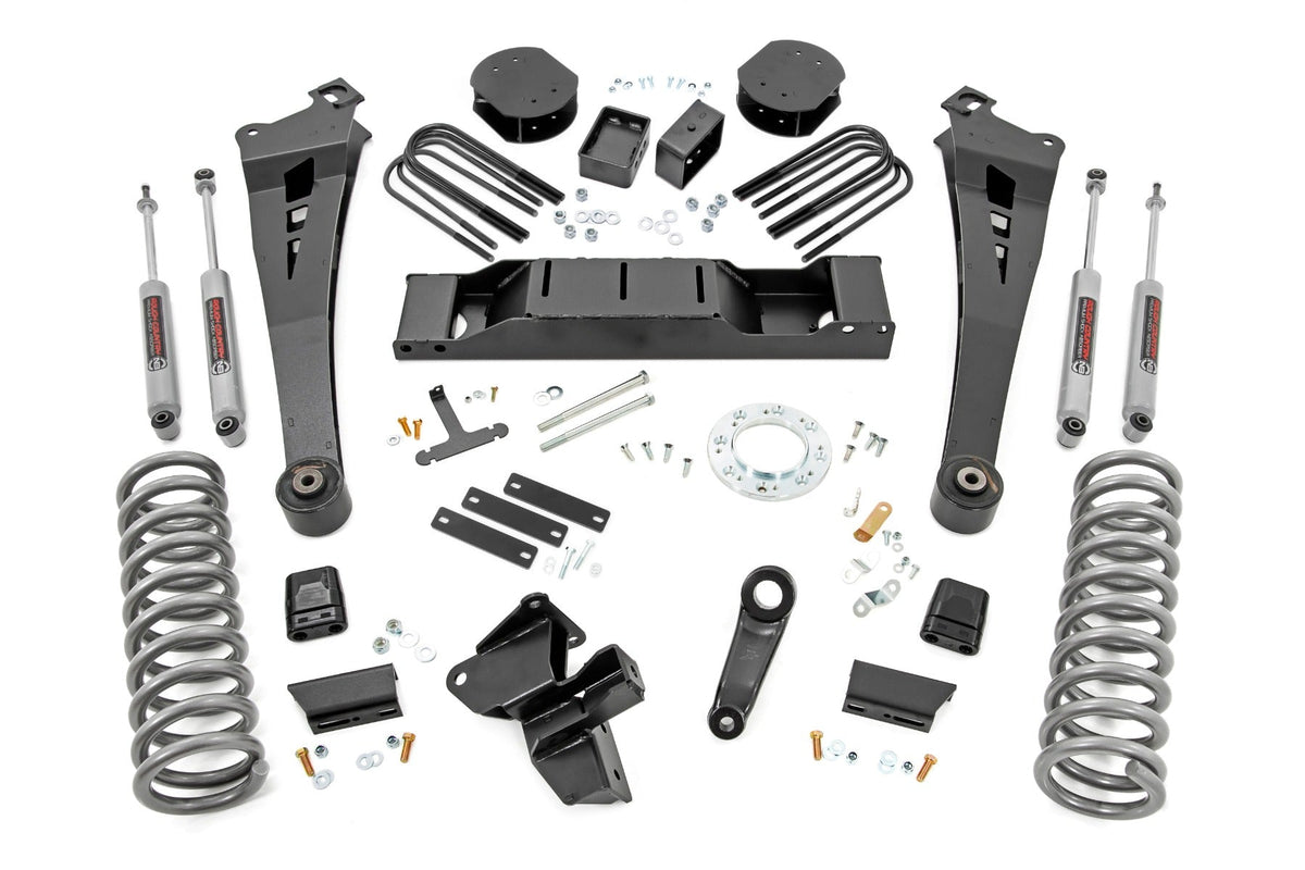 Rough Country 5 Inch Lift Kit DieselAisin Fits RAM 3500 4WD (2019-2023) 38430