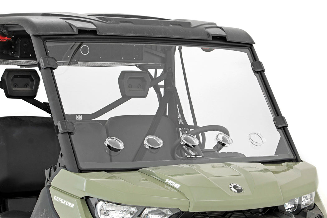 Rough Country Vented Full Windshield Scratch Resistant Can-Am Defender Hd 5/Hd 8/Hd 9/Hd 10 98262030