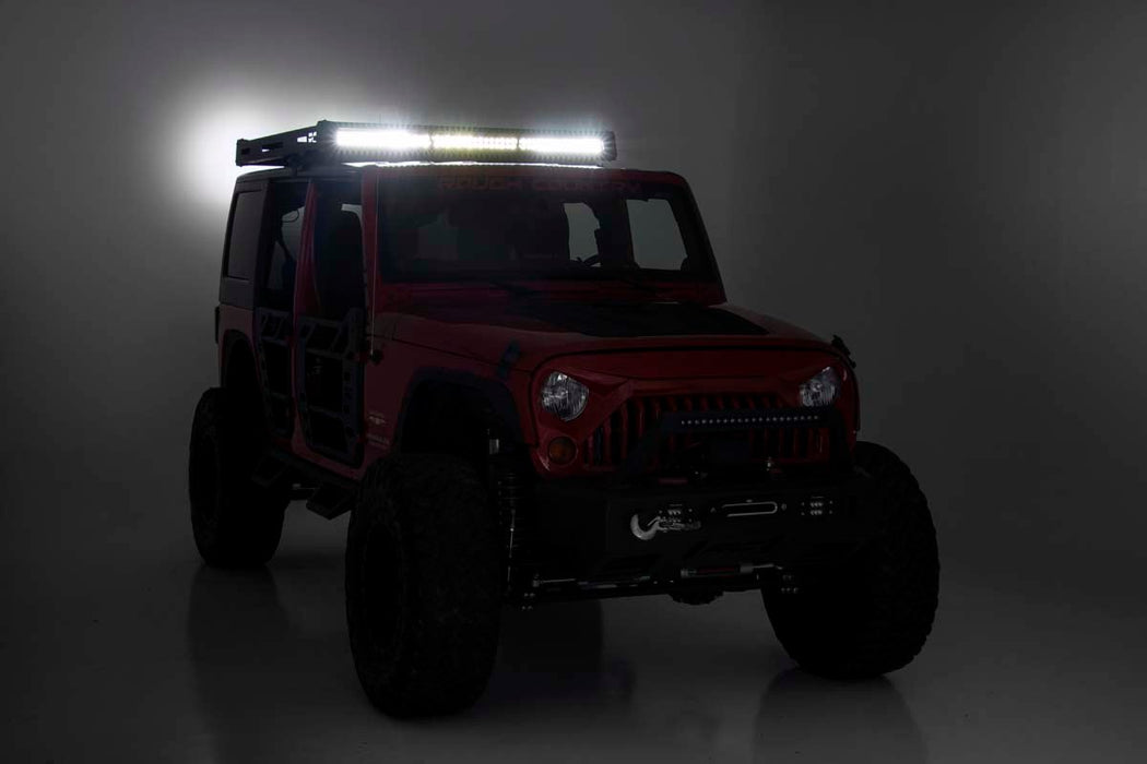 Roof Rack | Black Series Lights | compatible with Jeep Wrangler JK (2007-2018)