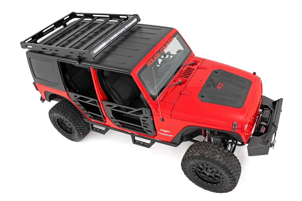 Roof Rack | Black Series Lights | compatible with Jeep Wrangler JK (2007-2018)