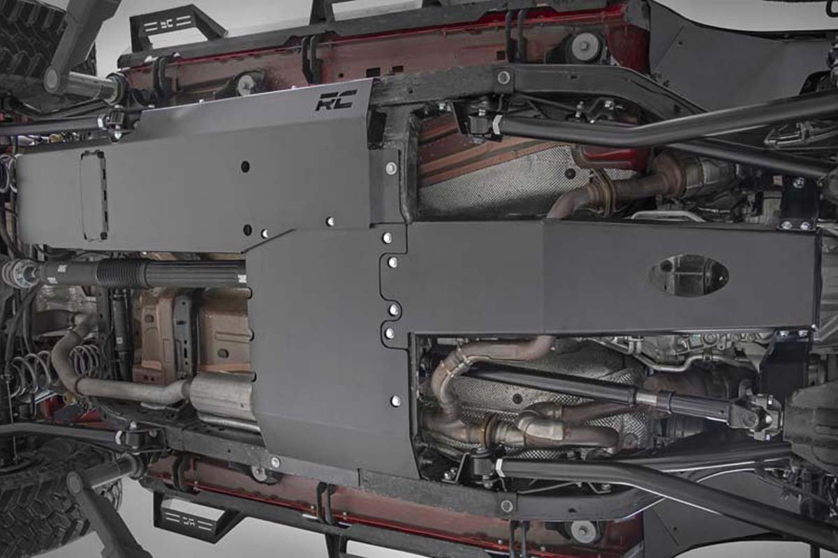 Rough Country Skid Plate Combo | 3.6L | Engine | T-Case | Jeep Wrangler Unlimited (18-19) 10616