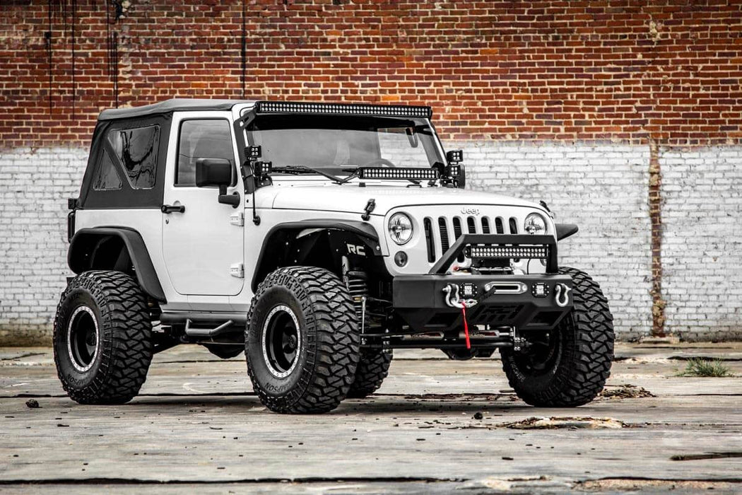 Rough Country 4 Inch Lift Kit X-Series Vertex compatible with Jeep Wrangler Jk 4Wd (07-18) 67350
