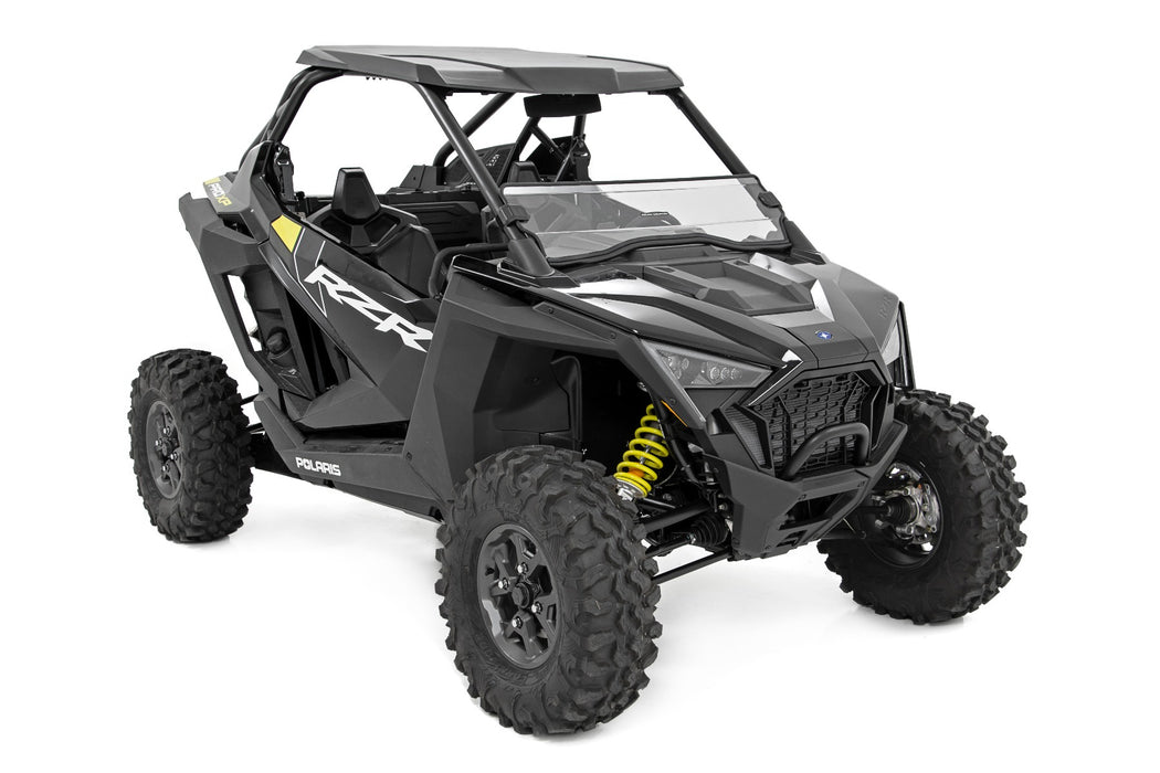 Rough Country Half Windshield Scratch Resistant Polaris Rzr Pro/Turbo R 98102011A